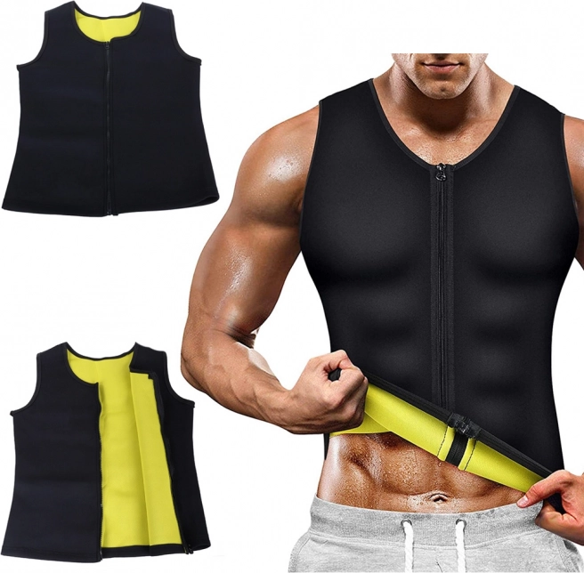 Męska neoprenowa koszulka fitness do ćwiczeń – XL