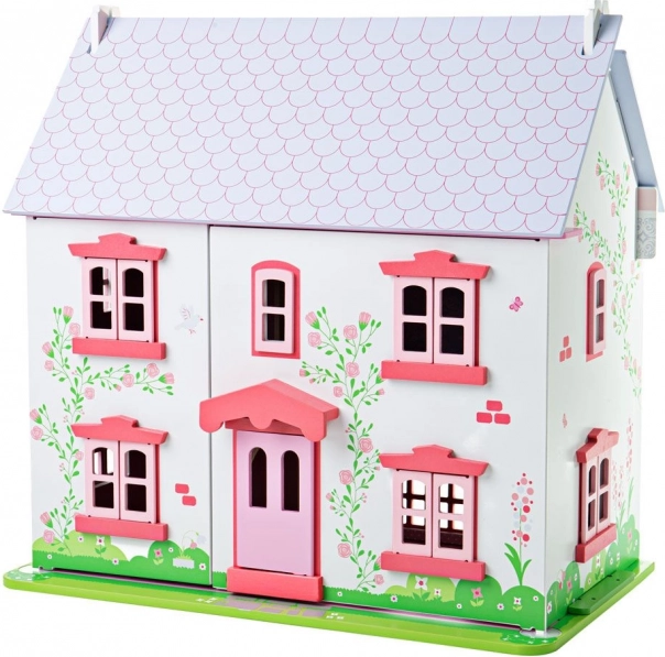 Różowy domek dla lalek Bigjigs Toys