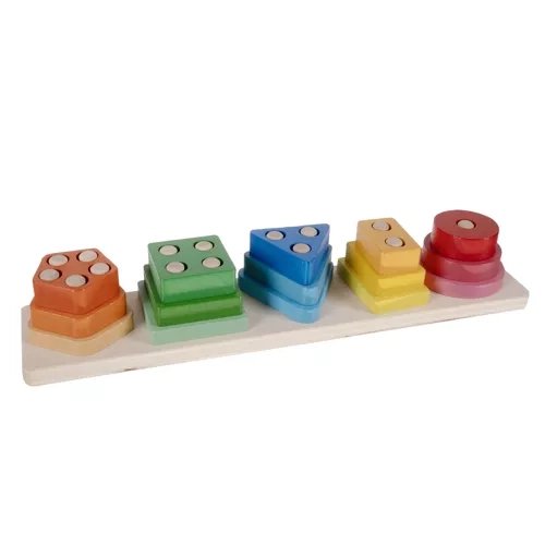 Kruzzel drewniany sorter puzzle 22492
