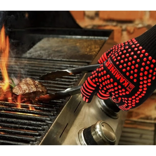 Ognioodporne rękawice do grillowania
