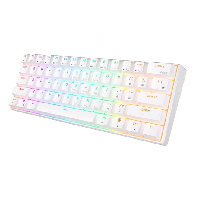 Mechaniczna klawiatura Royal Kludge RK61 RGB biała