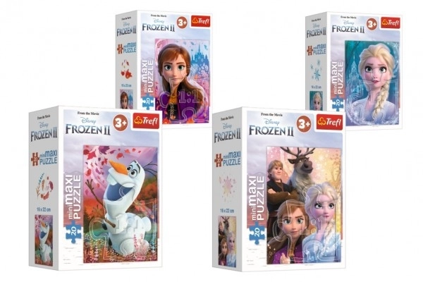 Minipuzzle miniMaxi 20 elementów Kraina Lodu II/Frozen II 4 rodzaje w pudełku 11x8x4cm – Anna
