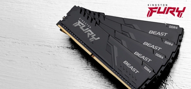 Pamięć Kingston Fury Beast DDR4 16GB (2x8GB) 3600MHz CL17