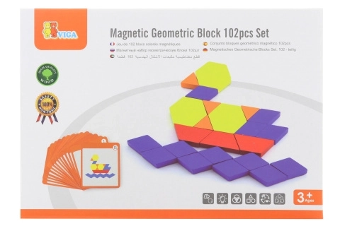 Magnetyczna mozaika - bloki geometryczne