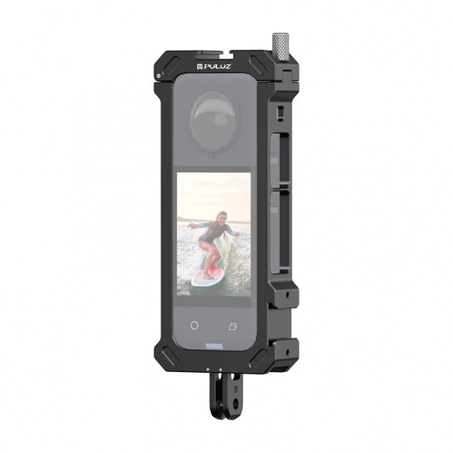 Metalowa osłona ochronna PULUZ z adapterem do statywu do Insta360 X4
