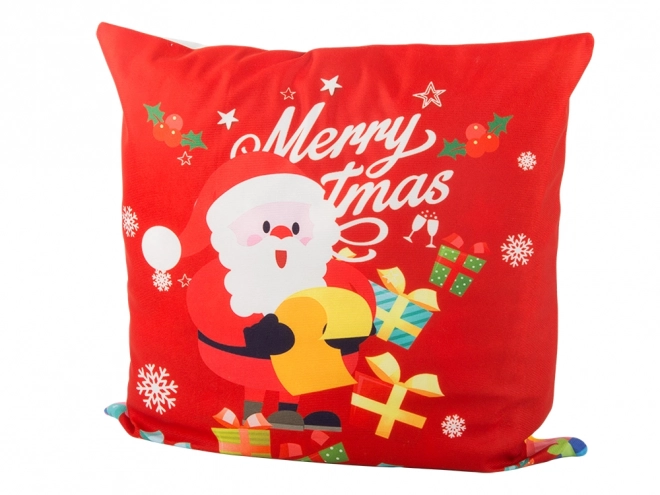 Świąteczna poszewka na poduszkę 45x45 na świąteczne prezenty mickey