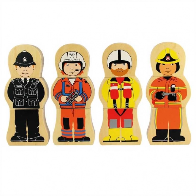 Drewniane puzzle zawody od Bigjigs Toys
