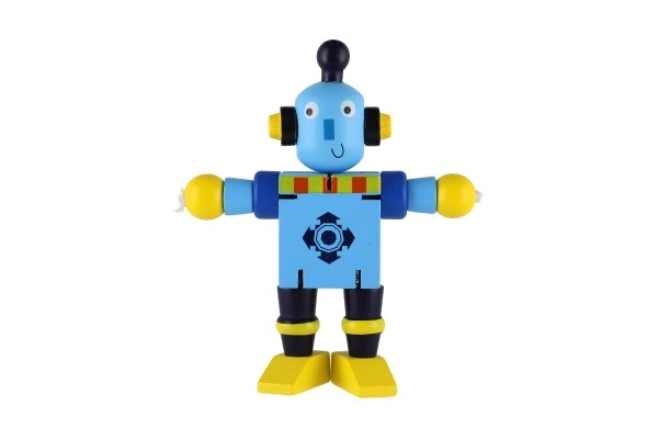 Robot drewniany 12cm od 18 miesięcy - 1 sztuka