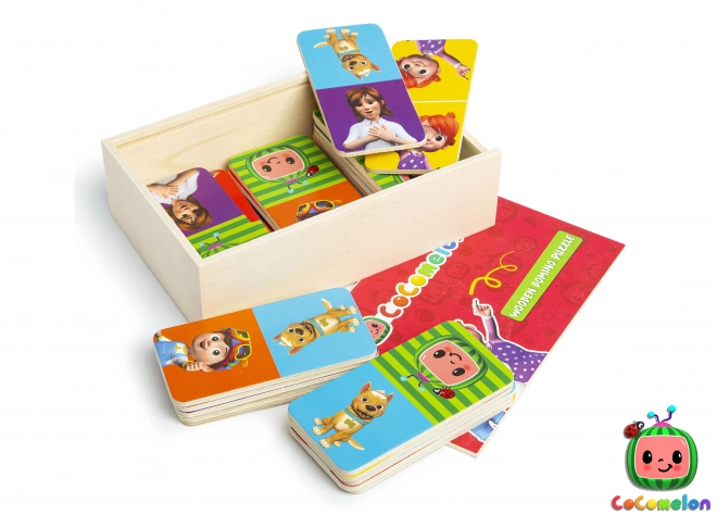 Drewniane domino puzzle CoComelon