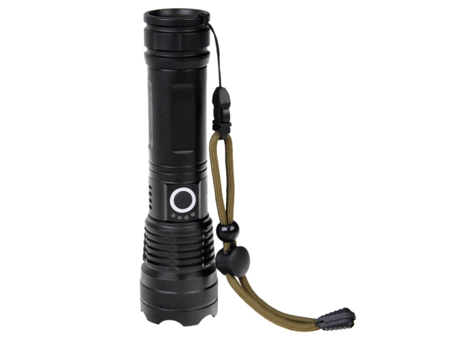 Wydajna latarka LED USB wodoodporna