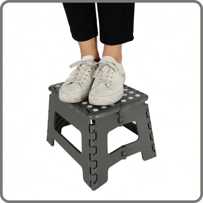 Składane krzesło antypoślizgowe 22 cm ciemnoszare
