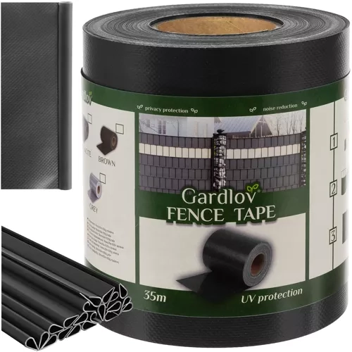 Taśma do ogrodzeń 19cmx35m 630g/m2 antracyt 23703
