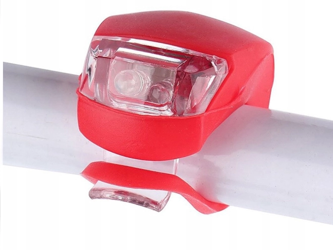 Silikonowe wodoodporne światła LED na rower