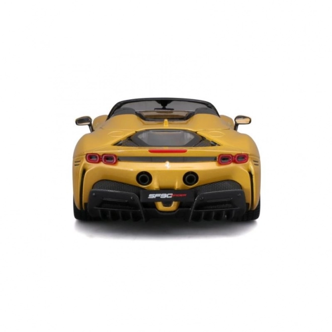 Bburago Ferrari SF90 Spider 1:18 - Żółta