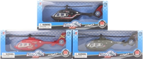 Metalowy helikopter 20 cm