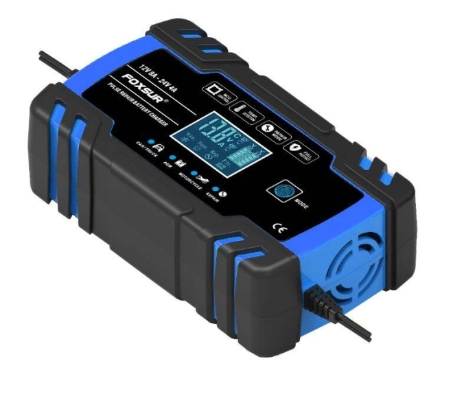 Automatyczna ładowarka samochodowa z funkcją naprawy 12V 24V