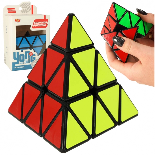 Gra logiczna PYRAMINX kostka do układania 9,7 cm