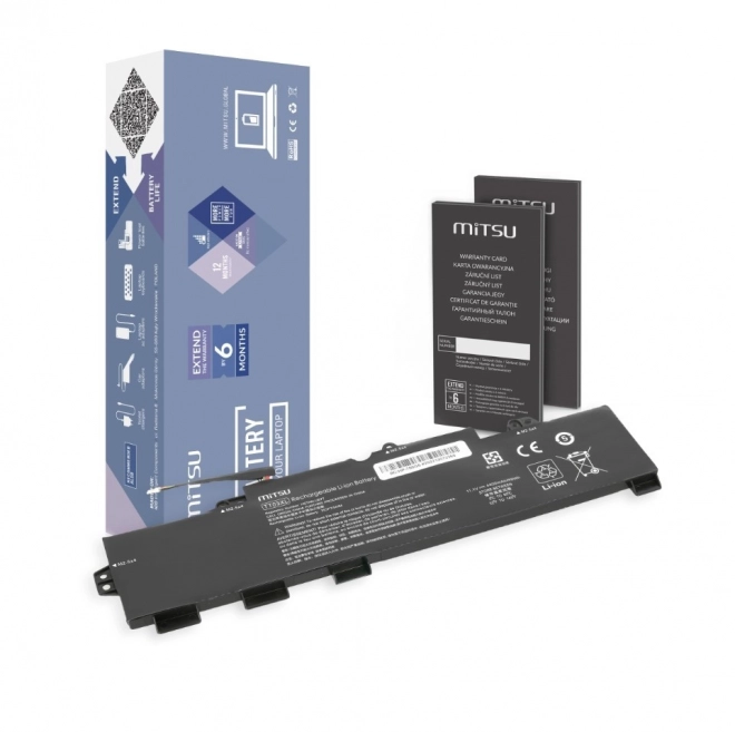 Bateria Mitsu HP EliteBook TT03XL 4400mAh