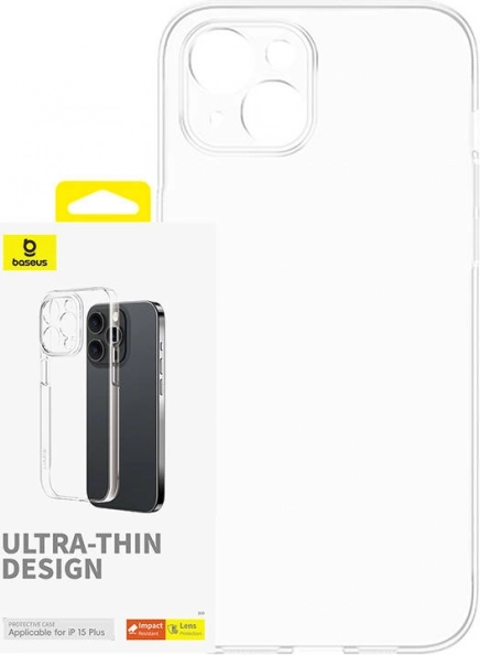 Przezroczyste etui na telefon Baseus OS-Lucent Series do iPhone 15 Plus
