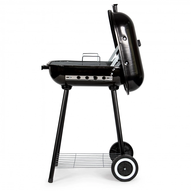 Grill ogrodowy z uchylną pokrywą + kółka