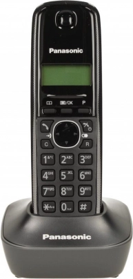 Panasonic bezprzewodowy telefon DECT z podświetlanym wyświetlaczem