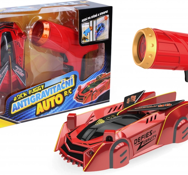 Rock Buggy antygrawitacyjne auto RC z laserem 15 cm czerwone