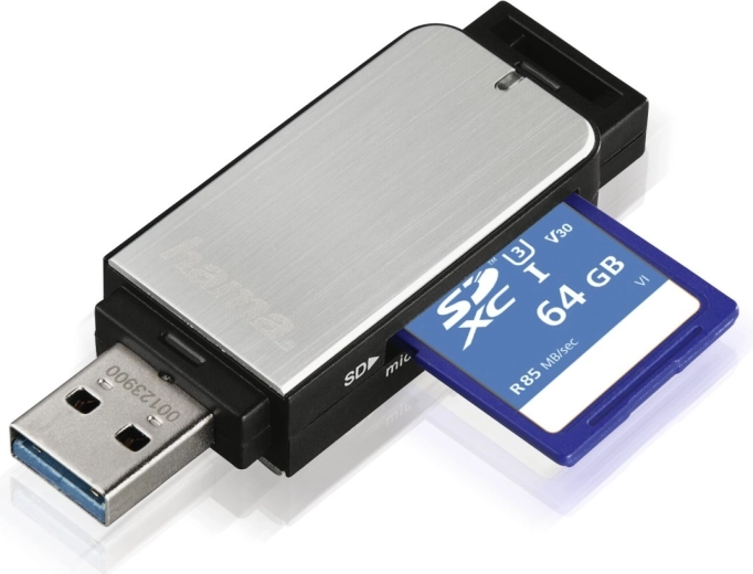 Szybki transfer przez USB 3.0 i UHS‑I