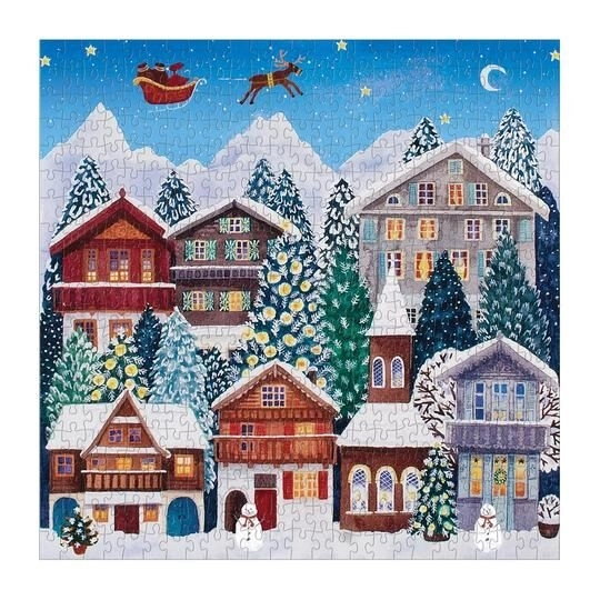 Puzzle świąteczna wioska 500 elementów