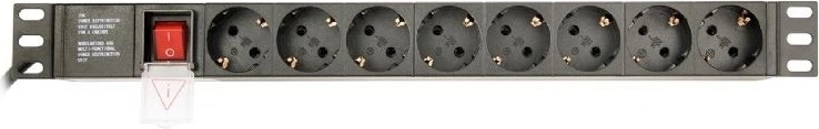 Osiem gniazd Schuko w 1U