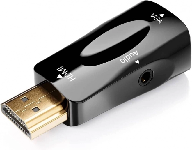 Konwerter z HDMI na VGA z wyjściem audio