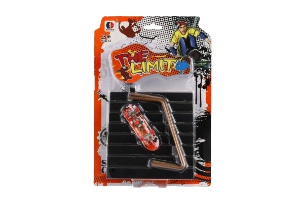 Schody z poręczą do fingerboardu