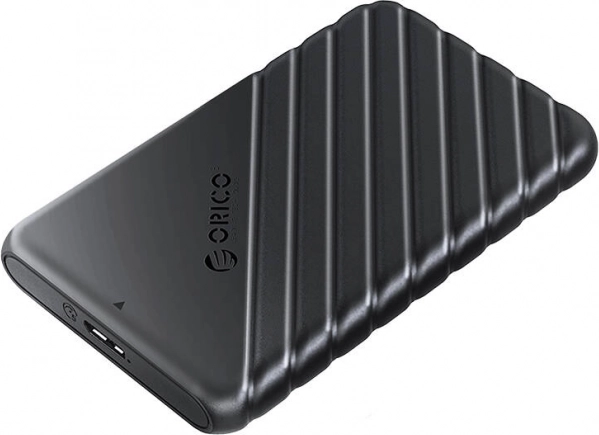 Orico 25PW1 zewnętrzna obudowa dla 2,5" HDD/SSD, USB 3.0 5 Gb/s, USB‑A na Micro‑B, czarna
