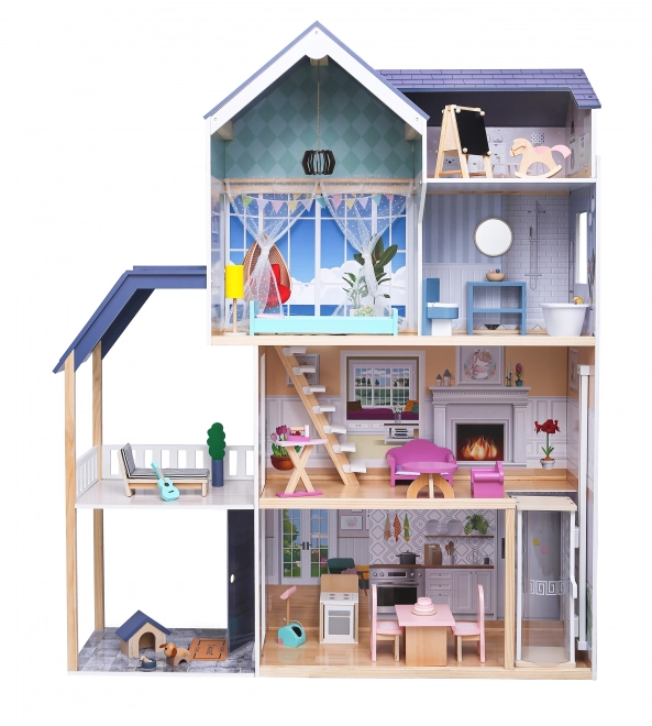 Domek drewniany dla lalek Maya Rezydencja od ECOTOYS