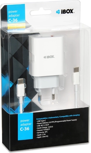 Szybkie ładowanie Power Delivery 20W