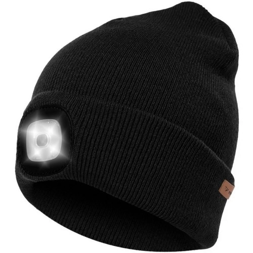 Zimowa czapka z latarką - czarna Trizand 22663
