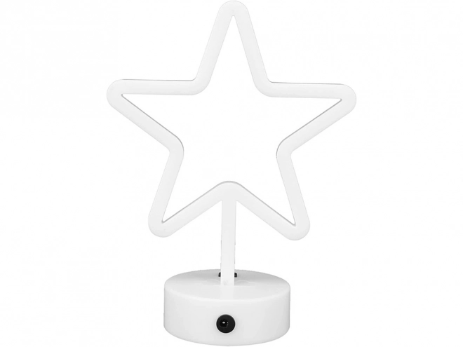 Neonowa gwiazda lampka LED z USB