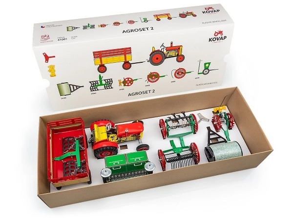 Metalowy zestaw agro Zetor