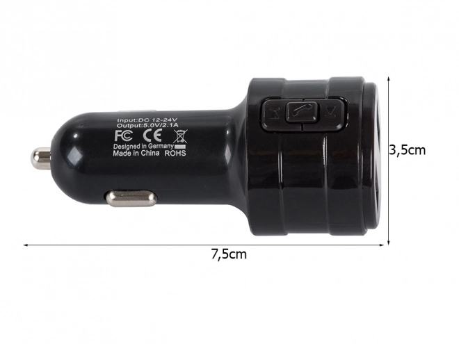Wielofunkcyjny transmiter FM do samochodu z Bluetooth