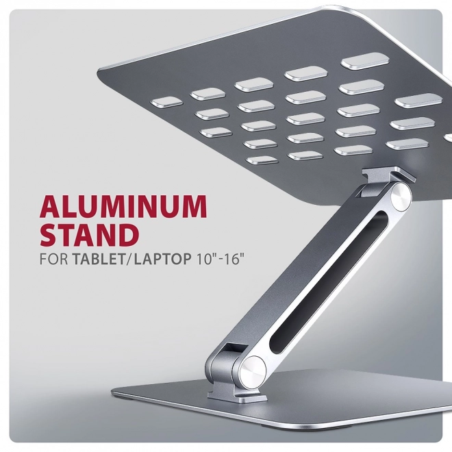 Podstavec do laptopa AXAGON STND-LQ z aluminium, 10-16", regulacja kąta