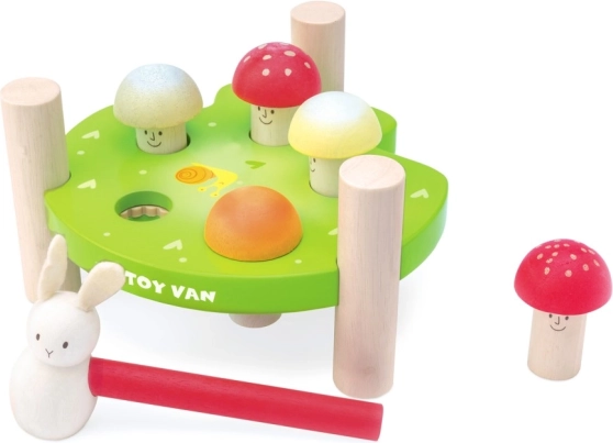 Zabawa w dobijanie Wesołe Muchomorki od Le Toy Van