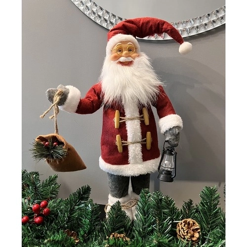 Świąteczna figurka Święty Mikołaj 45 cm Ruhhy 22352