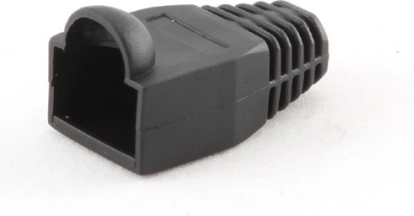 Osłona złącza RJ45, 100 szt., czarna