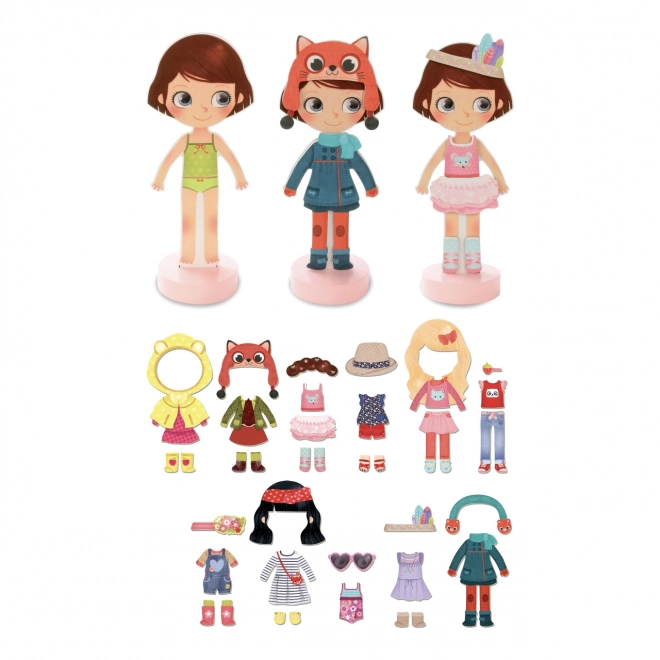 Vilac Magnetyczne puzzle do ubierania Chloe