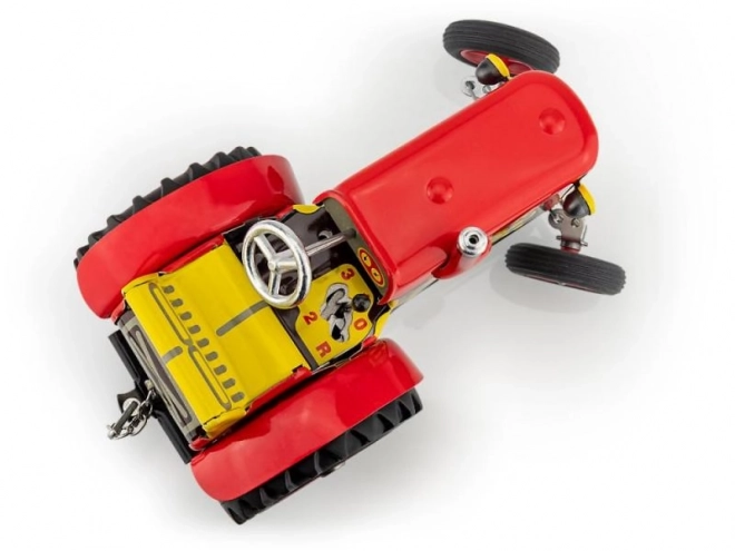 Traktor Zetor czerwony na kluczyk metal 14cm 1:25 w pudełku Kovap