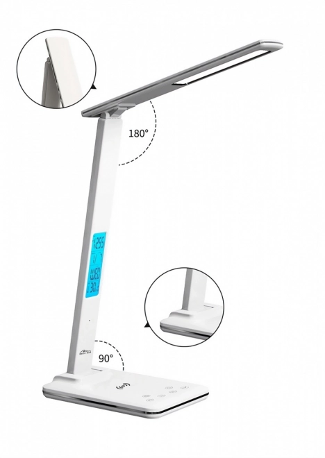 Lampa na biurko LED z bezprzewodowym ładowaniem