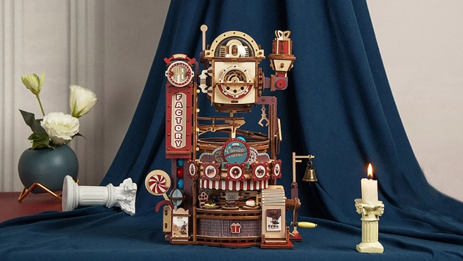 RoboTime 3D układanka kulkowa fabryka czekolady