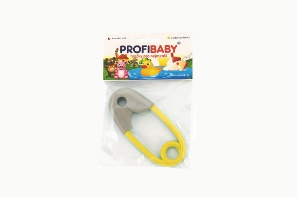 Grzechotka szpilka plastikowa 12cm w woreczku 0m+