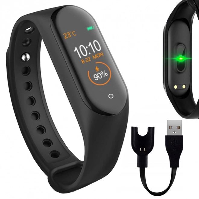 Sportowa opaska Smartwatch z monitorem tętna i krokomierzem