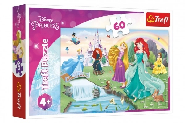 Puzzle 60 elementów Poznaj księżniczki DISNEY PRINCESS Trefl