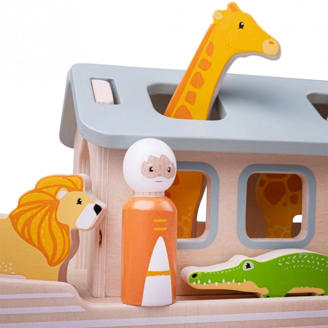 Drewniana zabawka Arka Noego od Bigjigs Toys